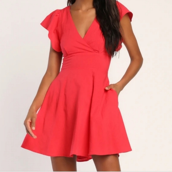 LULU MINI SUMMER DRESS SIZE S - Picture 1 of 16